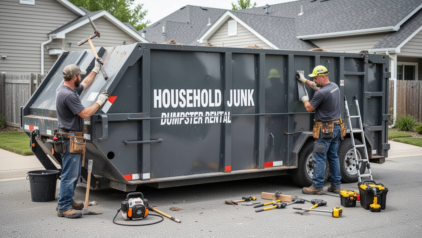 Household Junk Dumpster Rental